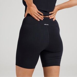 Allbirds Black Bike Shorts High-Waisted Performance